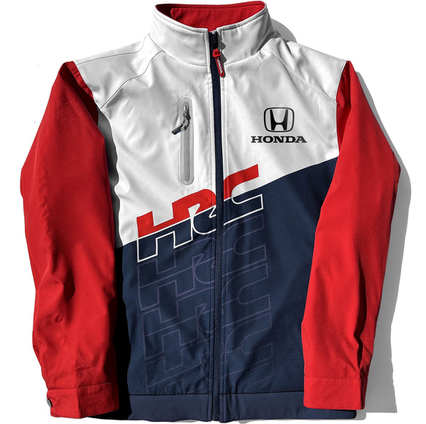 バイクウェア・装備 vintage HONDA RACING JACKET HRC cl Vintage Honda HRC Grand-prix Racing Team HONDA Full Zipper